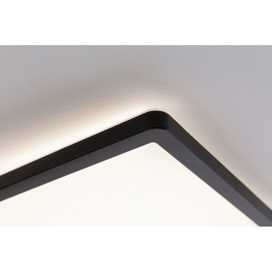 Paulmann 79921 - LED/16W regulējams panelis ATRIA 230V 3000K 29,3x29,3 cm melns