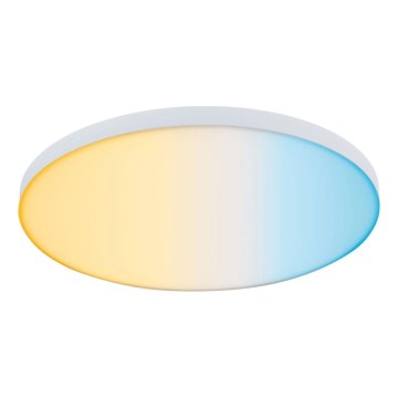 Paulmann 79928 - LED/22W aptumšojams griestu gaismeklis LORIA 230V 2700-6500K Ø 40 cm balts