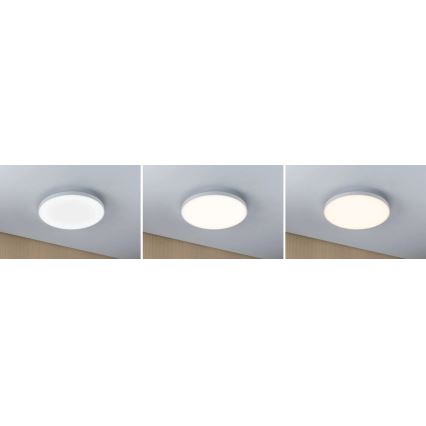 Paulmann 79928 - LED/22W aptumšojams griestu gaismeklis LORIA 230V 2700-6500K Ø 40 cm balts