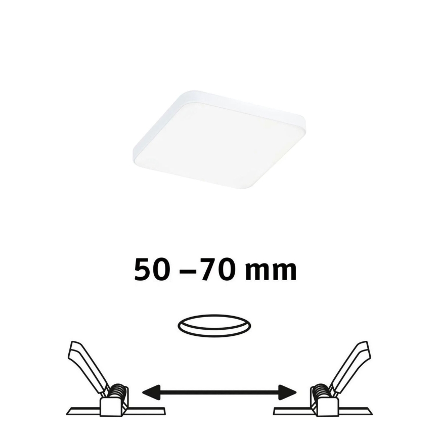 Paulmann 79953 - LED/6W IP44 Dimmējams vannas istabas iebūvējamais griestu gaismeklis VARIFIT 230V