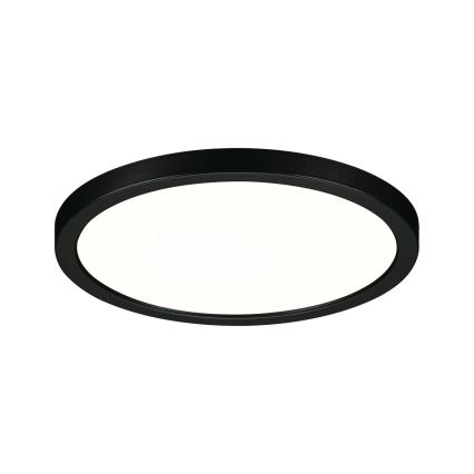 Paulmann 79965 - LED/13W IP44 Regulējams vannas istabas iebūvējamais griestu gaismeklis AREO 230V Ø 17,5 cm melns