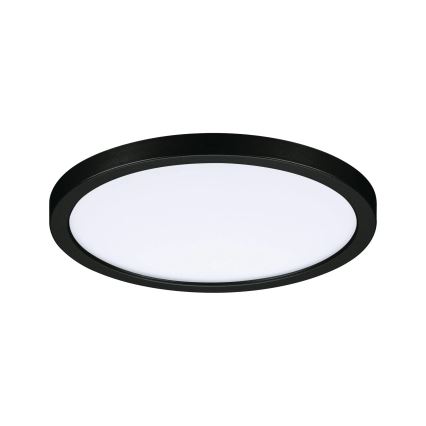 Paulmann 79965 - LED/13W IP44 Regulējams vannas istabas iebūvējamais griestu gaismeklis AREO 230V Ø 17,5 cm melns