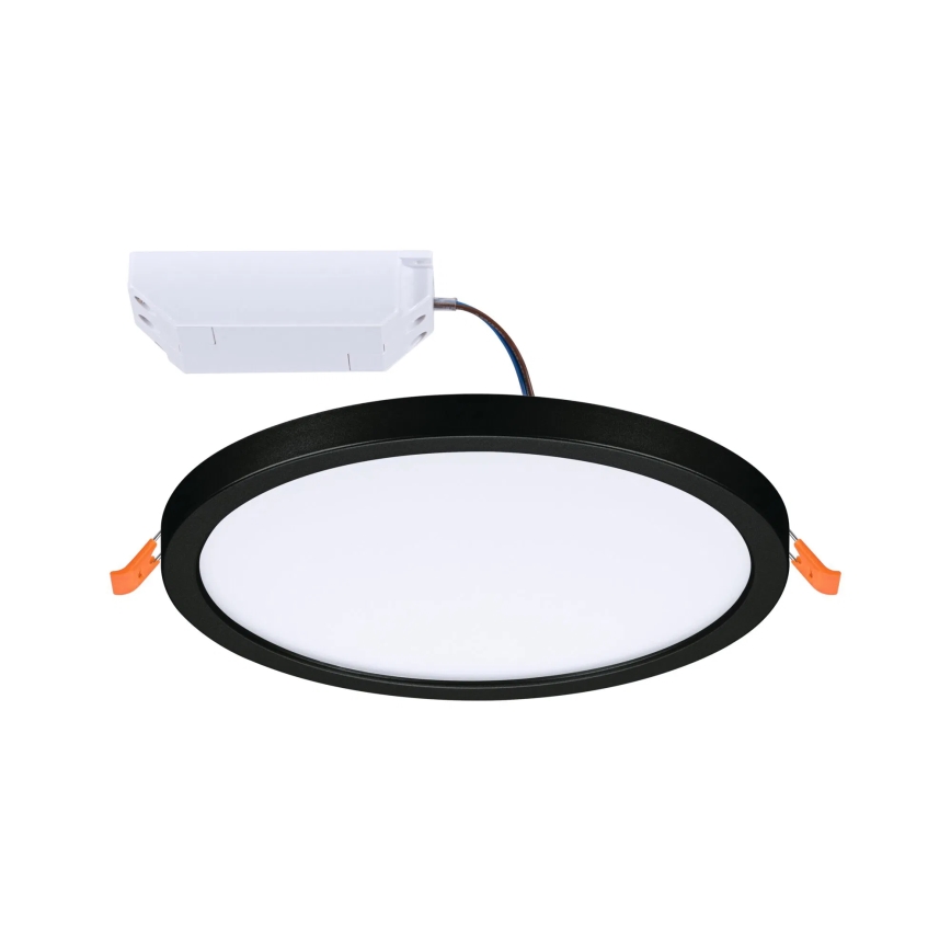 Paulmann 79965 - LED/13W IP44 Regulējams vannas istabas iebūvējamais griestu gaismeklis AREO 230V Ø 17,5 cm melns