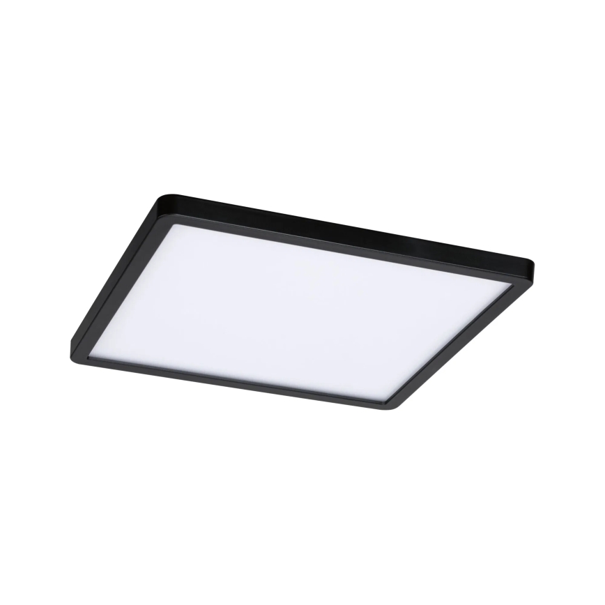 Paulmann 79967 – LED 16 W IP44, dimmējams vannas istabas iebūvējamais griestu gaismeklis AREO, 230 V, 23 x 23 cm, melns