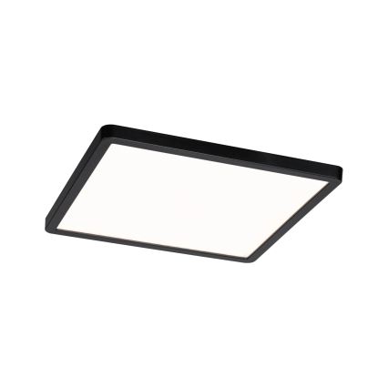 Paulmann 79967 - LED/16W IP44 Regulējams vannasistabas iebūvējamais griestu gaismeklis AREO 230V 23x23 cm melns