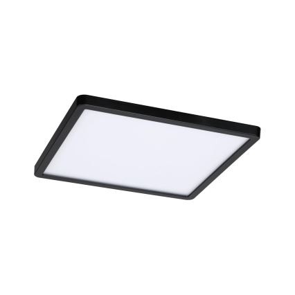 Paulmann 79967 - LED/16W IP44 Regulējams vannasistabas iebūvējamais griestu gaismeklis AREO 230V 23x23 cm melns