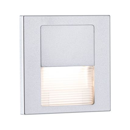 Paulmann 80000 - LED/1W kāpņu apgaismojums TSARO 230V Follow/matēts hroms