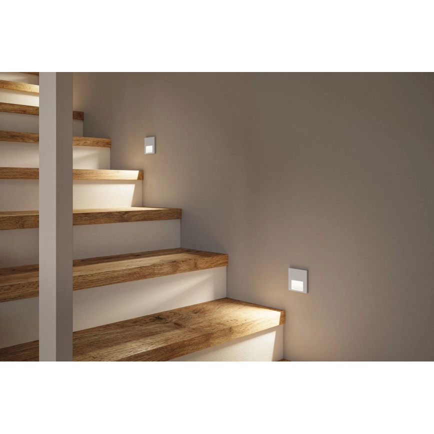 Paulmann 80000 - LED/1W Kāpņu telpas lampa TSARO 230V Follow/matēts hroms