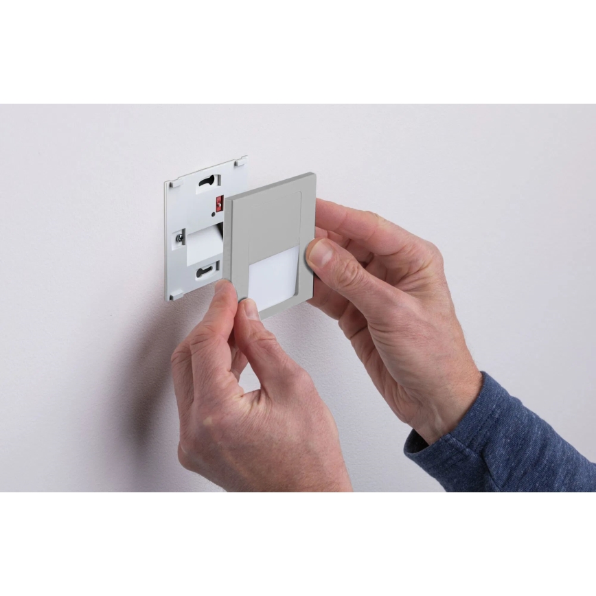 Paulmann 80000 - LED/1W Kāpņu telpas lampa TSARO 230V Follow/matēts hroms