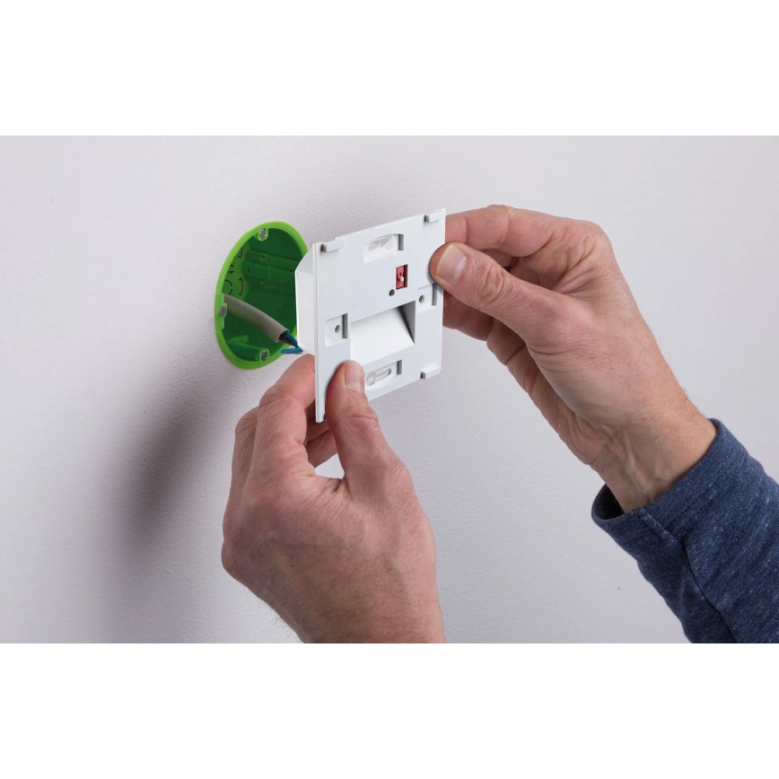 Paulmann 80001 - LED/1W Kāpņu telpas lampa TSARO 230V Follow/melna