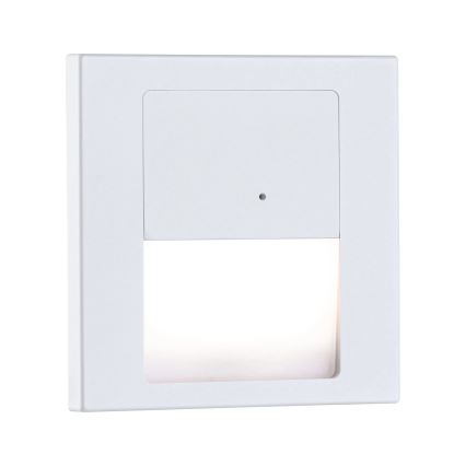 Paulmann 80002 - LED/1W Kāpņu telpas lampa ar sensoru TSARO 230V Lead/balta