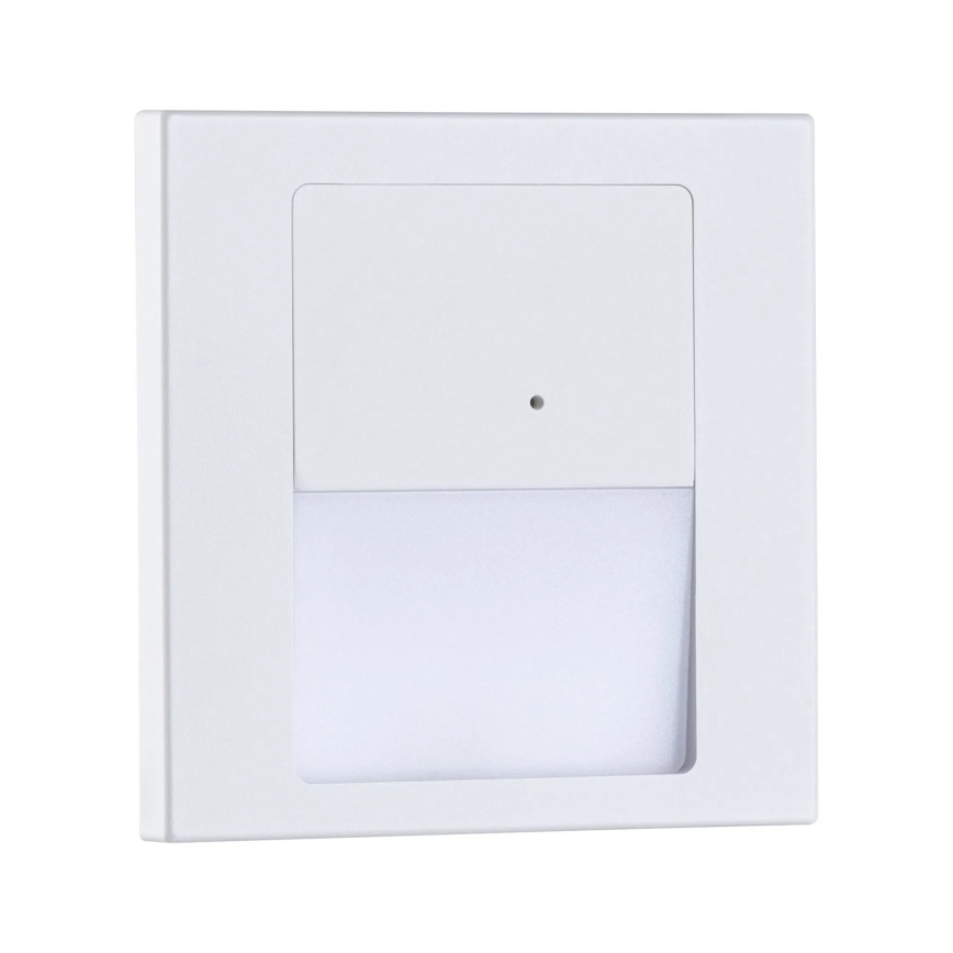 Paulmann 80002 - LED/1W Kāpņu telpas lampa ar sensoru TSARO 230V Lead/balta