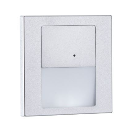 Paulmann 80003 - LED/1W Kāpņu telpas lampa ar sensoru TSARO 230V Lead/matēts hroms
