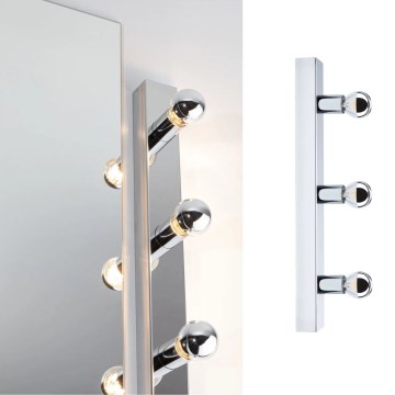 Paulmann 80096 - 3xE14/40W IP44 Vannas istabas spoguļa lampa REGULA 230V spīdīgi hromēts