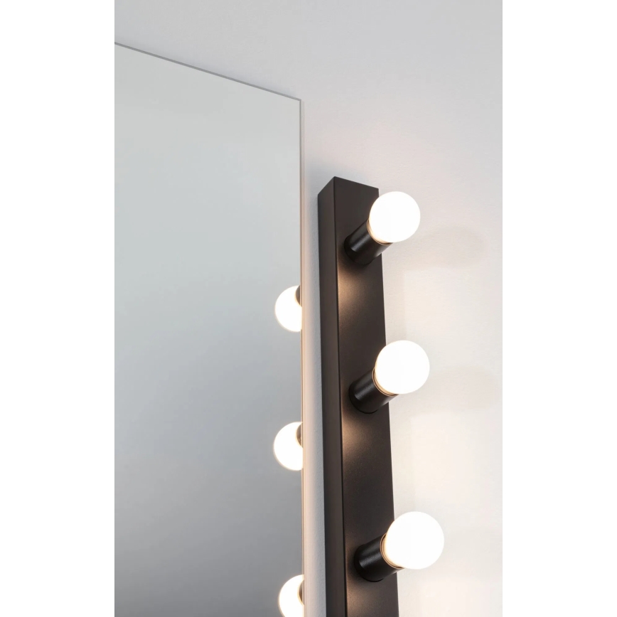 Paulmann 80097 - 3xE14/40W IP44 Vannas istabas spoguļa lampa REGULA 230V melna