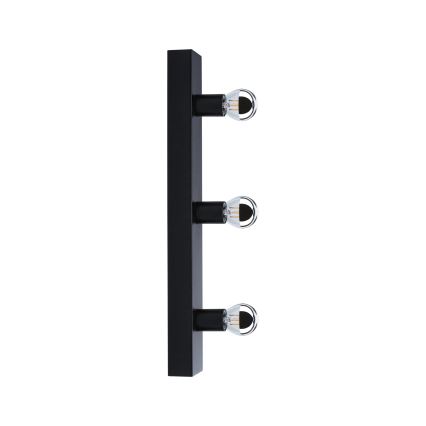 Paulmann 80097 - 3xE14/40W IP44 Vannas istabas spoguļa lampa REGULA 230V melna