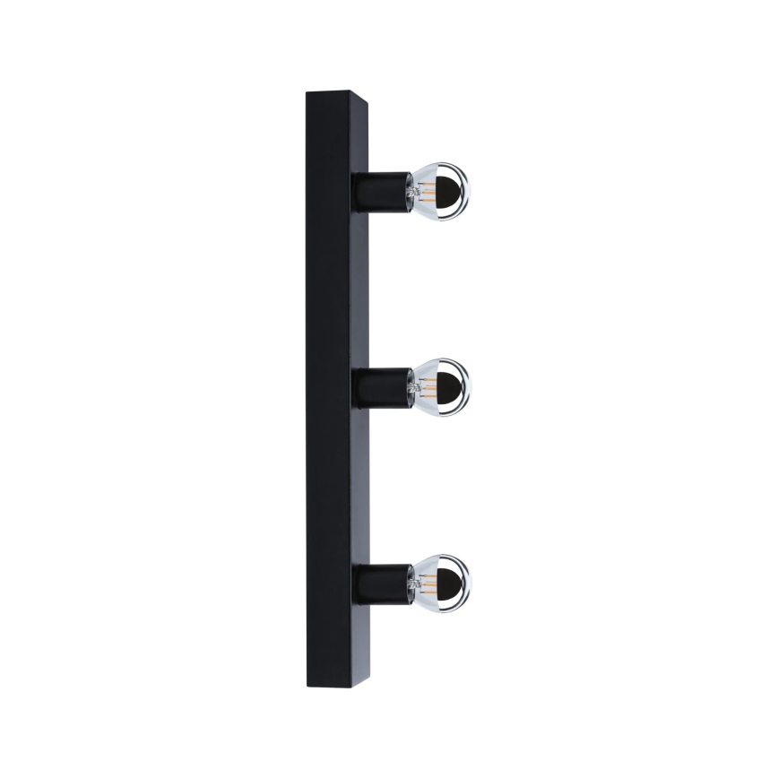 Paulmann 80097 - 3xE14/40W IP44 Vannas istabas spoguļa lampa REGULA 230V melna