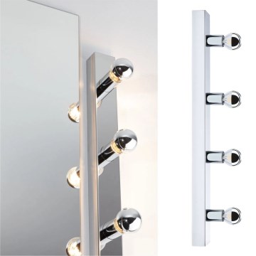 Paulmann 80098 - 4xE14/40W IP44 Vannas istabas spoguļa lampa REGULA 230V spīdīgi hromēts