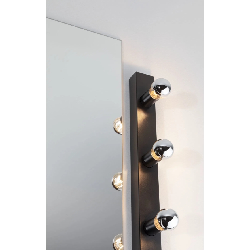 Paulmann 80099 - 4xE14/40W IP44 Vannas istabas spoguļa lampa REGULA 230V melna