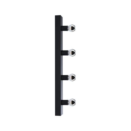 Paulmann 80099 - 4xE14/40W IP44 Vannas istabas spoguļa lampa REGULA 230V melna