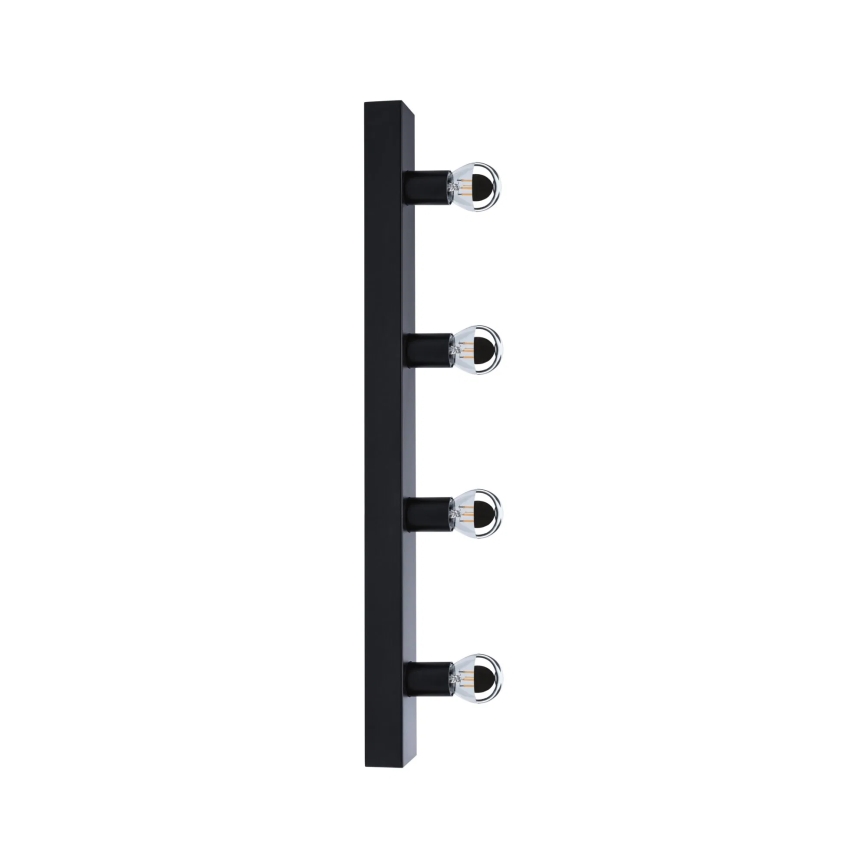 Paulmann 80099 - 4xE14/40W IP44 Vannas istabas spoguļa lampa REGULA 230V melna