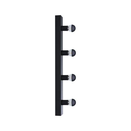 Paulmann 80099 - 4xE14/40W IP44 Vannas istabas spoguļa lampa REGULA 230V melna