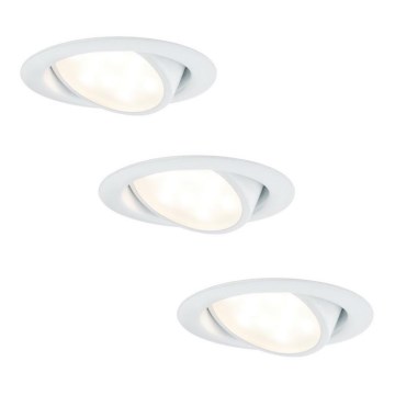 Paulmann 92091 - KOMPLEKTS 3x LED Iegremdējama lampa 1xLED/4,2W/230V