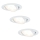 Paulmann 92091 - KOMPLEKTS 3x LED Iegremdējama lampa 3xLED/4,2W/230V