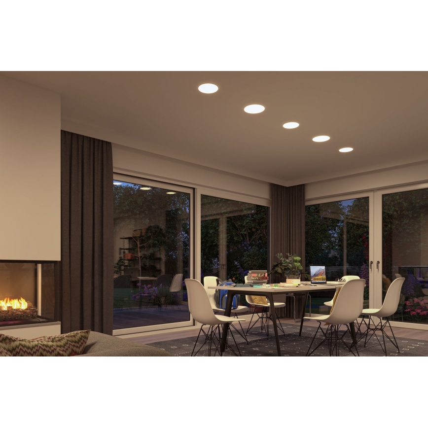 Paulmann 92389 - LED/17W IP44 Iebūvējamais vannas istabas gaismeklis VARIFIT 230V
