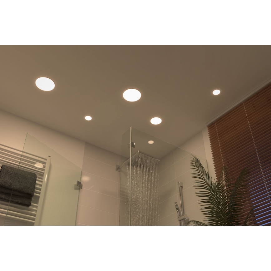 Paulmann 92389 - LED/17W IP44 Iebūvējamais vannas istabas gaismeklis VARIFIT 230V