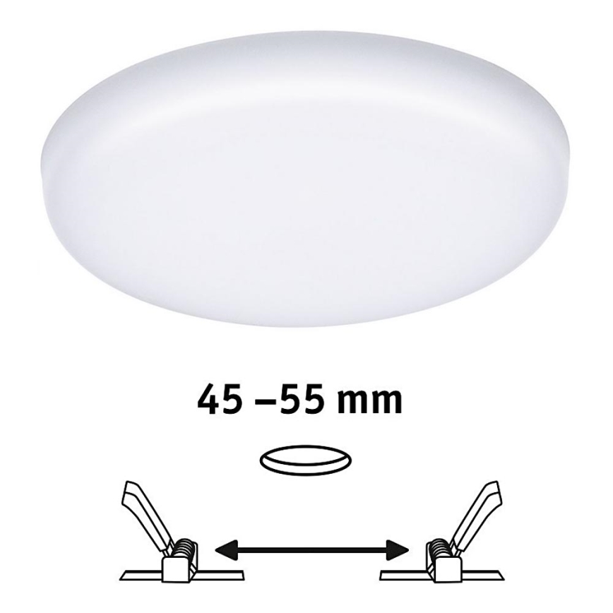 Paulmann 92390 - LED/4,5W IP44 Iebūvējamais vannas istabas gaismeklis VARIFIT 230V