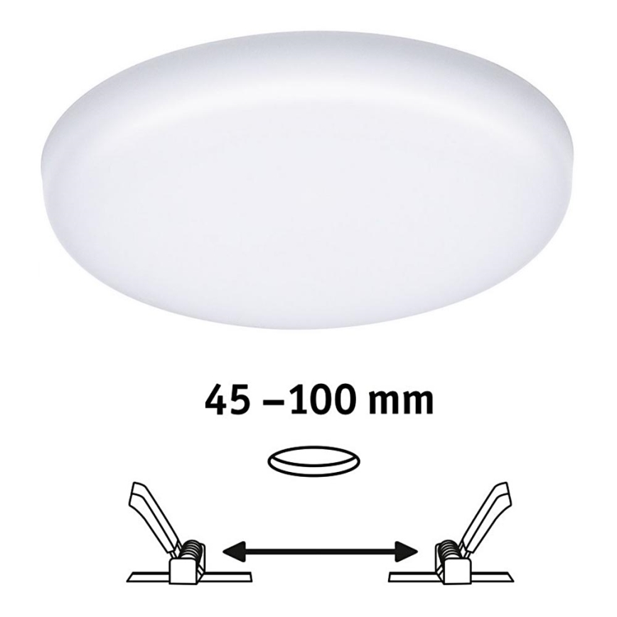 Paulmann 92391 - LED/8,5W IP44 Iebūvējamais vannas istabas gaismeklis VARIFIT 230V