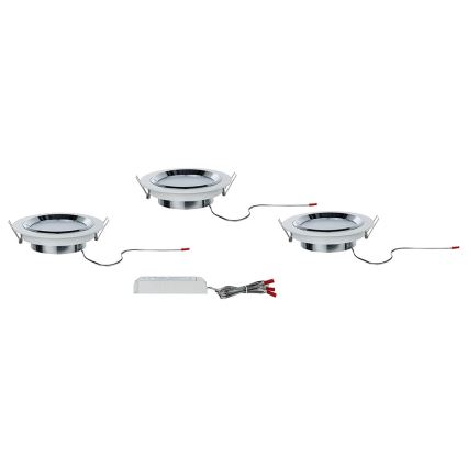 Paulmann 92693 - KOMPLEKTS 3xLED/8W Aptumšojas piekaramo griestu gaismeklis PREMIUM LINE 230/