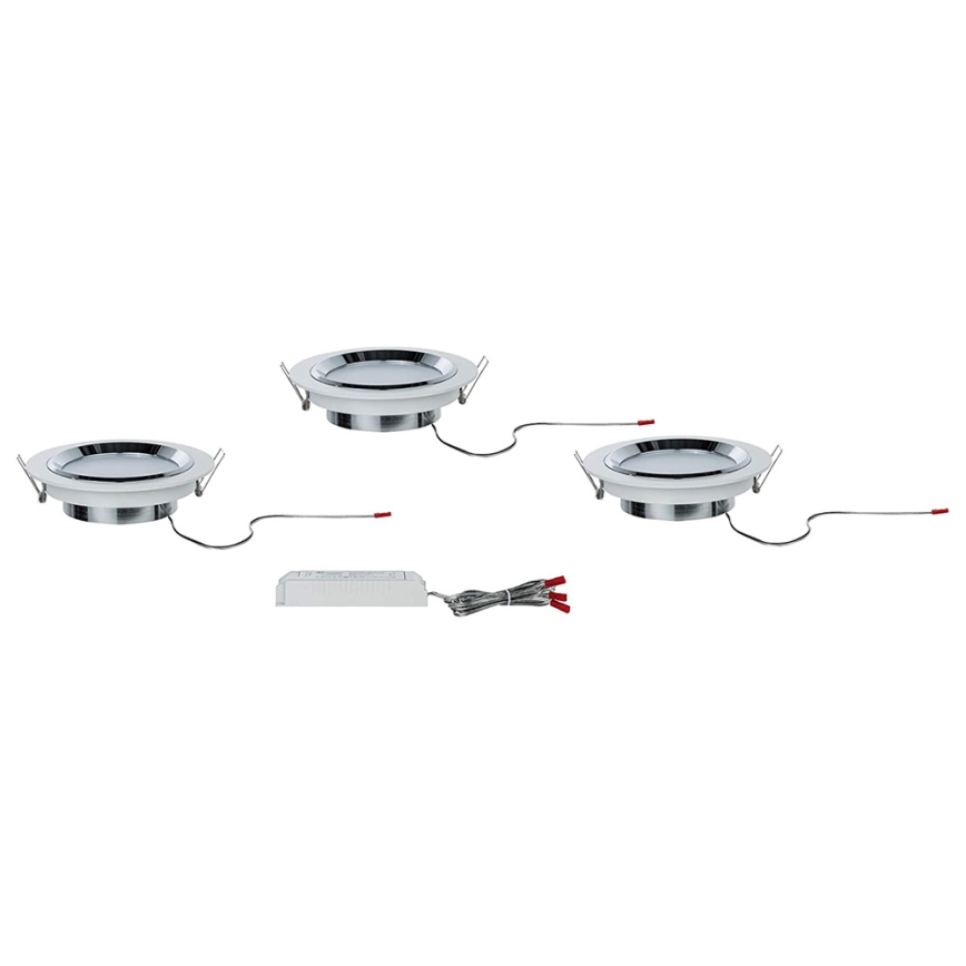 Paulmann 92693 - KOMPLEKTS 3xLED/8W Aptumšojas piekaramo griestu gaismeklis PREMIUM LINE 230/