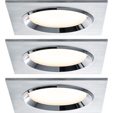 Paulmann 92696 - KOMPLEKTS 3xLED/8W Aptumšojama piekaramo griestu lampa DICE 230V