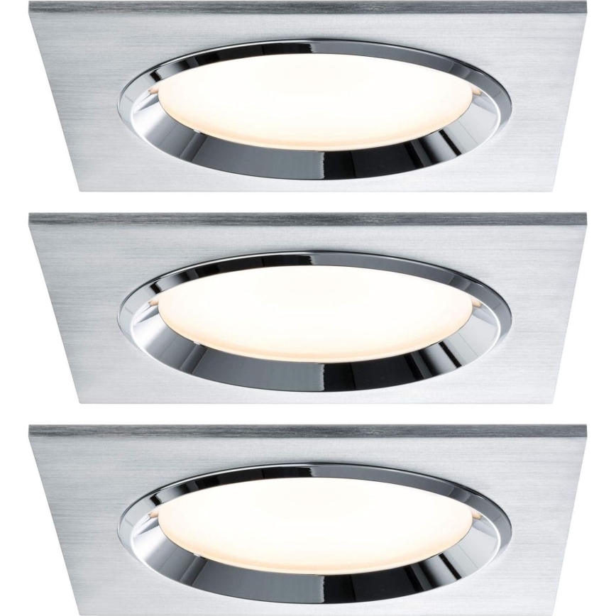 Paulmann 92696 - KOMPLEKTS 3xLED/8W Aptumšojama piekaramo griestu lampa DICE 230V