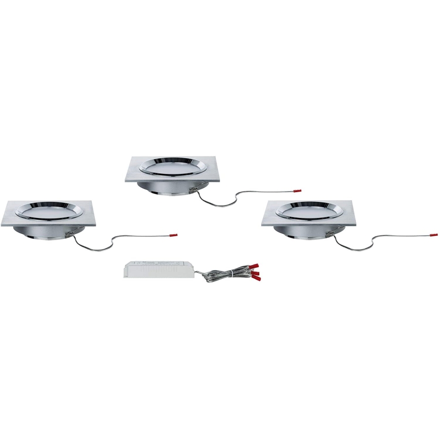 Paulmann 92696 - KOMPLEKTS 3xLED/8W Aptumšojama piekaramo griestu lampa DICE 230V