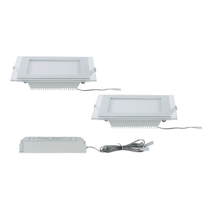 Paulmann 92706 - KOMPLEKTS 2xLED/7,5W Aptumšojama piekaramo griestu lampa DECODICE 230V