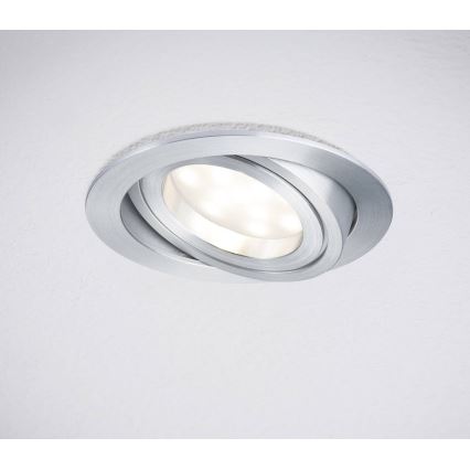 Paulmann 92798 - 1xLED/6,8W IP23 Vannas istabas iegremdējams gaismeklis COIN 230V
