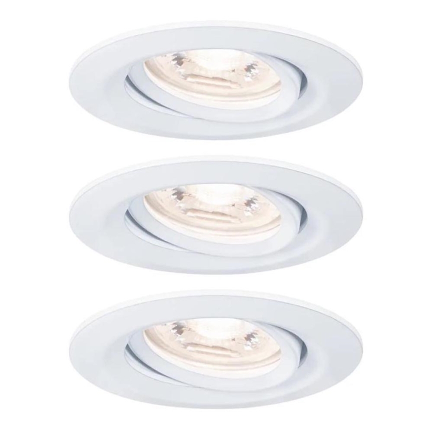 Paulmann 92971 - KOMPLEKTS 3x LED/4,2W IP23 Aptumšojama vannas istabas piekaramo griestu lampa NOVA 230V
