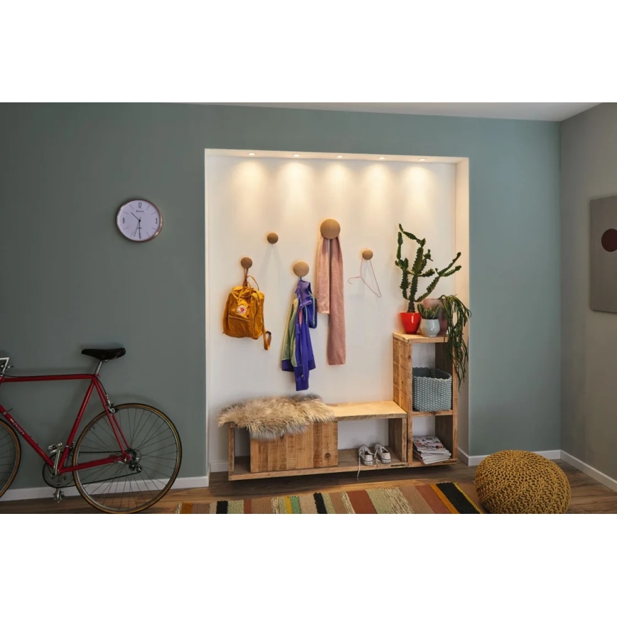 Paulmann 92971 - KOMPLEKTS 3x LED/4,2W IP23 Aptumšojama vannas istabas piekaramo griestu lampa NOVA 230V