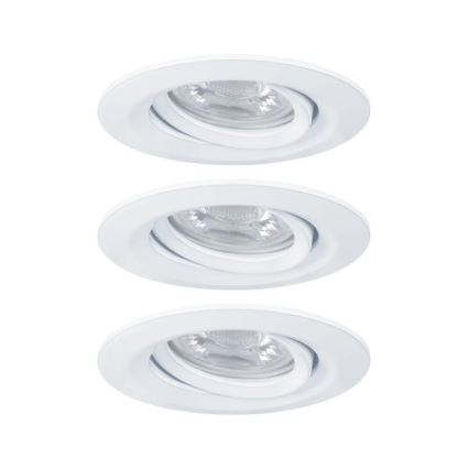 Paulmann 92971 - KOMPLEKTS 3x LED/4,2W IP23 Aptumšojama vannas istabas piekaramo griestu lampa NOVA 230V