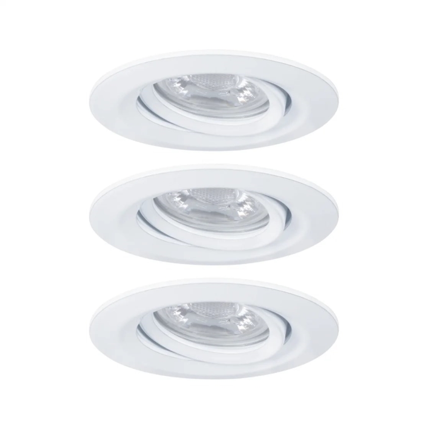Paulmann 92971 - KOMPLEKTS 3x LED/4,2W IP23 Aptumšojama vannas istabas piekaramo griestu lampa NOVA 230V