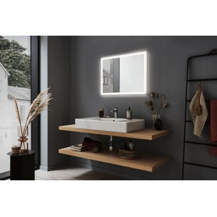 Paulmann 93013 - LED/22W IP44 Regulējams vannas istabas apsildāms spogulis ar apgaismojumu 230V 2700/4000/6500K