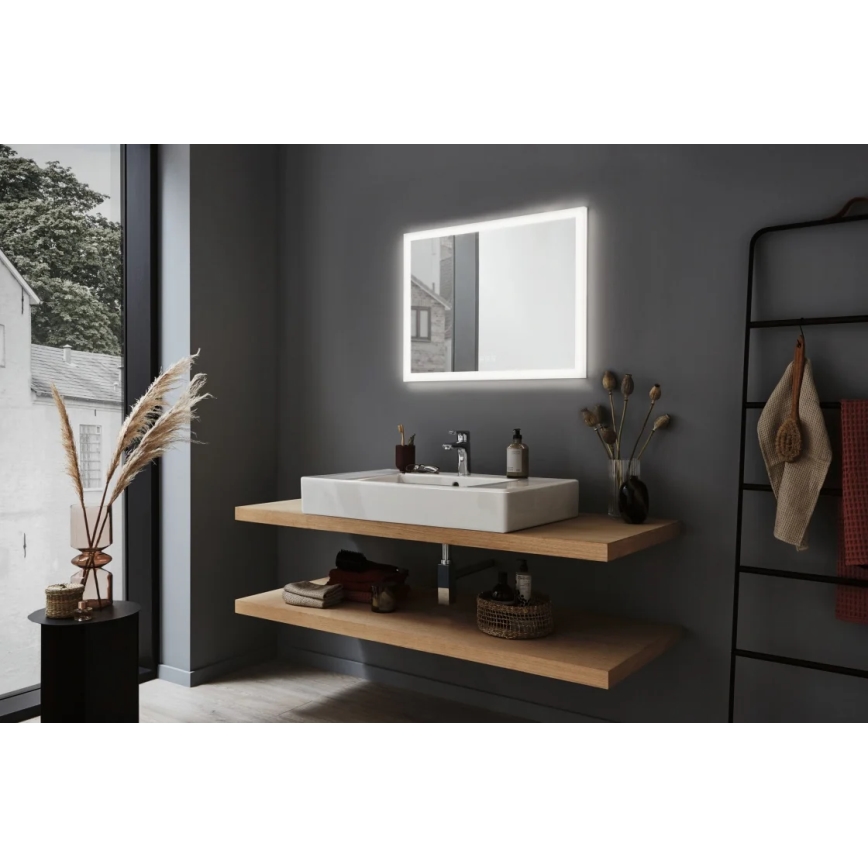 Paulmann 93013 - LED/22W IP44 Regulējams vannas istabas apsildāms spogulis ar apgaismojumu 230V 2700/4000/6500K
