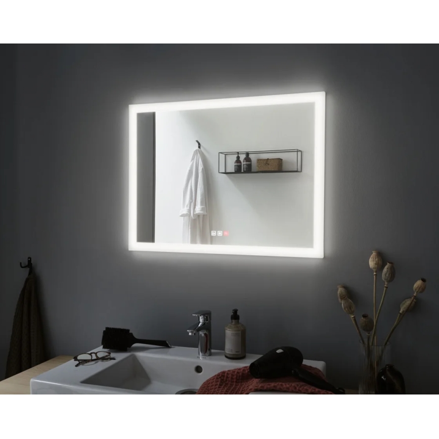 Paulmann 93013 - LED/22W IP44 Regulējams vannas istabas apsildāms spogulis ar apgaismojumu 230V 2700/4000/6500K