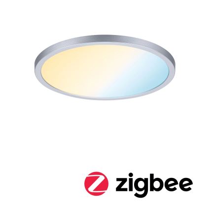 Paulmann 93046 - LED/16W IP44 Aptumšojams vannas istabas iebūvējamais griestu gaismeklis AREO 230V 3000-6500K Ø 23 cm matēts hroms