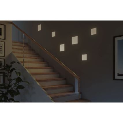 Paulmann 93059 - LED/13W IP44 Regulējams vannas istabas iebūvējamais griestu gaismeklis AREO 230V 17,5x17,5 cm balts