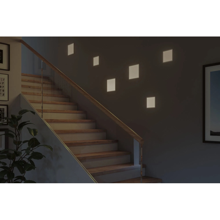 Paulmann 93059 - LED/13W IP44 Regulējams vannas istabas iebūvējamais griestu gaismeklis AREO 230V 17,5x17,5 cm balts