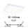 Paulmann 93059 - LED/13W IP44 Regulējams vannas istabas iebūvējamais griestu gaismeklis AREO 230V 17,5x17,5 cm balts